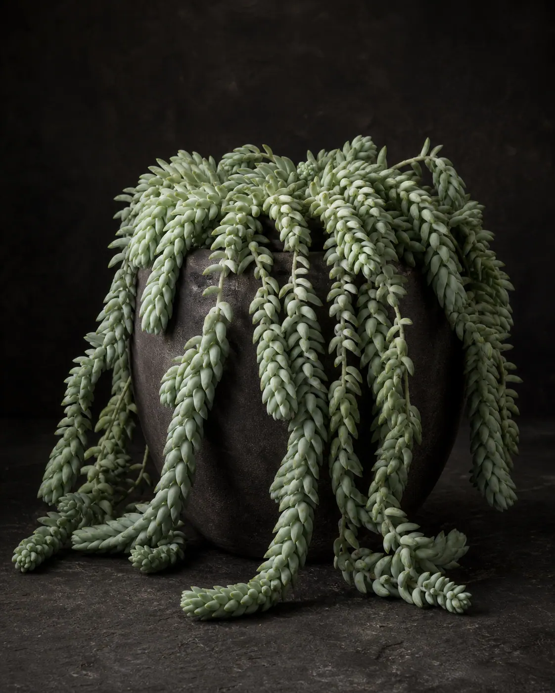 Burro's Tail, a Botanical Nocturne portrait