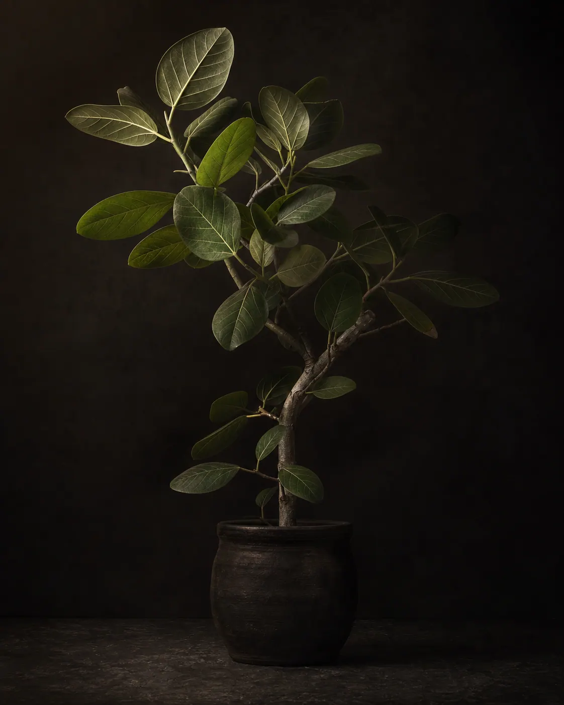 Ficus Audrey, a Botanical Nocturne portrait