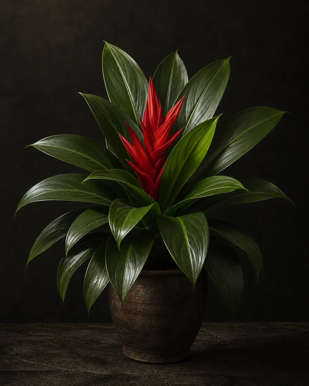 Guzmania, a Botanical Nocturne portrait