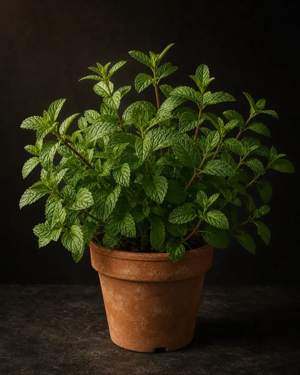 Mint, a Botanical Nocturne portrait