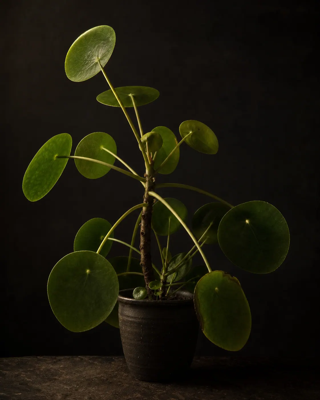 Pilea, a Botanical Nocturne portrait