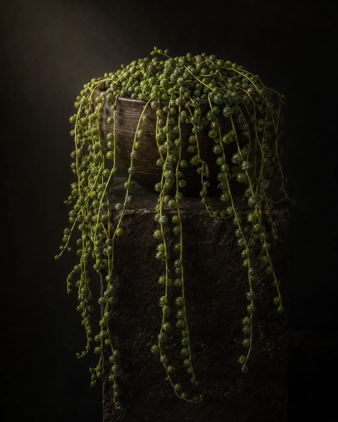 String of Pearls, a Botanical Nocturne portrait